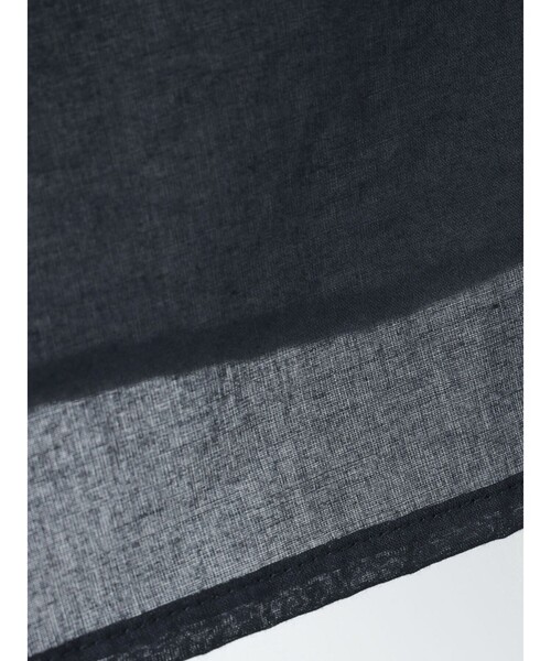 MidiUmi(ミディウミ)の「MidiUmi スタンドカラーシャツワンピース(シャツワンピース・レディース・ネイビー/オレンジ/アイボリー/ライトグレー・FREE)」の14枚目の写真