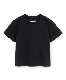 W ベイビーTシャツ、ブラック