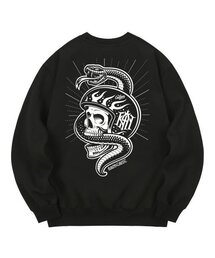 KMB0187 ホットロード 裏起毛 スウェット ブラック