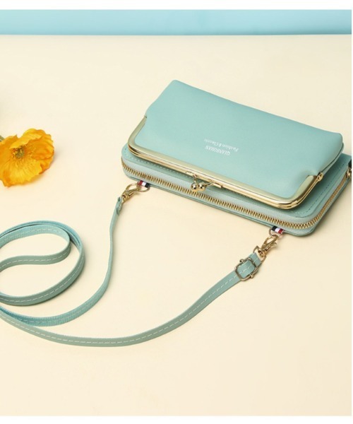 BACKYARD FAMILY（バックヤードファミリー）の「スマホショルダー 財布 hksd1010（ショルダーバッグ・レディース・スモークピンク/ライトピンク/ブルー/グレー/ブラウン/ライトパープル/ベージュ/ブラック・FREE）」の17枚目の写真