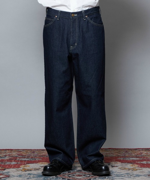 Lee(リー)の「Lee/リー【101 101周年記念特別モデル】ANNIVERSARY 101-Z LOOSE ルーズデニムパンツ セットアップ可(デニムパンツ・メンズ・インディゴブルー・X-LARGE/LARGE/MEDIUM/SMALL)」の8枚目の写真