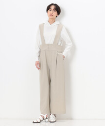 Gabardine K.T | 〔 +サイズ 〕 ２ＷＡＹツイル オトナサロペット(その他パンツ)