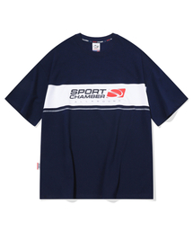SCブロックフラッシュTシャツ（ネイビー）