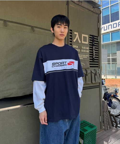 SPORT CHAMBER(スポーツチャンバー)の「SCブロックフラッシュTシャツ(ネイビー)(Tシャツ/カットソー・レディース・その他・1/2/3)」の10枚目の写真