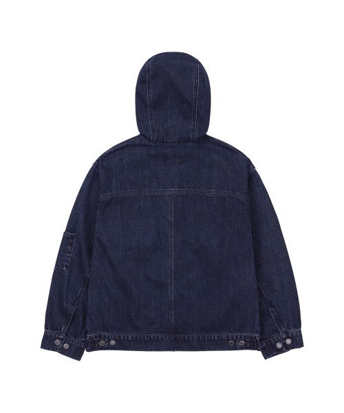 WELLBEING EXPRESS(ウェルビーイングエクスプレス)の「Hooded Denim Jacket Indigo Blue(デニムジャケット・レディース・その他・MEDIUM/SMALL)」の2枚目の写真
