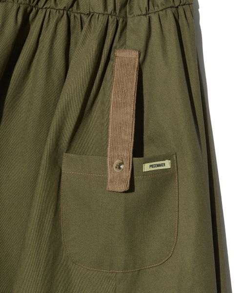 PIECEMAKER(ピースメーカー)の「CORDUROY POINT COTTON WORK MIDI SKIRT (KHAKI)(スカート・レディース・その他・FREE)」の6枚目の写真