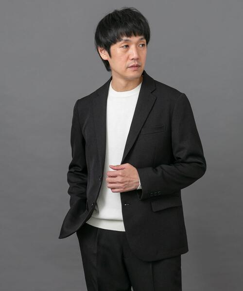 URBAN RESEARCH DOORS（アーバンリサーチドアーズ）の「LIFE STYLE TAILOR　ブラッシュドツイルストレッチジャケット（その他アウター・メンズ・カーキ/ブラック/グレー・LARGE/X-LARGE/MEDIUM/SMALL）」の6枚目の写真