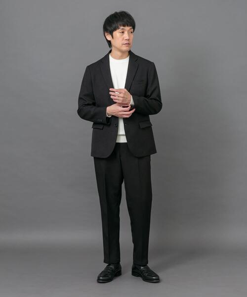 URBAN RESEARCH DOORS（アーバンリサーチドアーズ）の「LIFE STYLE TAILOR　ブラッシュドツイルストレッチジャケット（その他アウター・メンズ・カーキ/ブラック/グレー・LARGE/X-LARGE/MEDIUM/SMALL）」の7枚目の写真