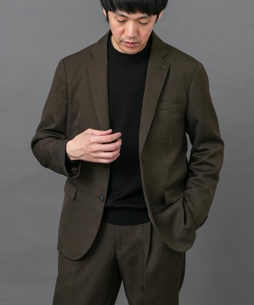 セール】LIFE STYLE TAILOR ブラッシュドツイルストレッチジャケット