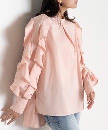 EUCLAID（エウクレイド）の「【雑誌掲載】フリルスリーブブラウス（シャツ/ブラウス）」