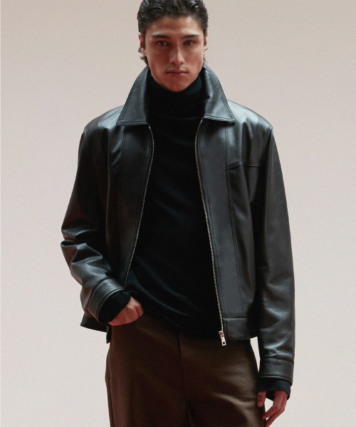 VERDEMAR(ベルデマール)の「European Lambskin Vintage Single JK(ライダースジャケット・メンズ・その他・FREE)」の1枚目の写真