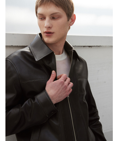 VERDEMAR(ベルデマール)の「European Lambskin Vintage Single JK(ライダースジャケット・メンズ・その他・FREE)」の6枚目の写真