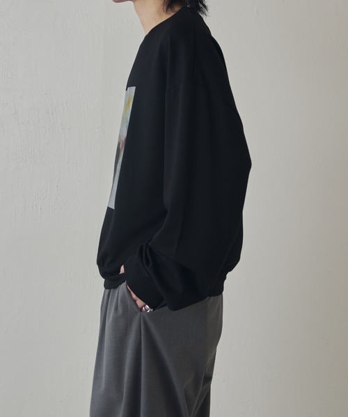 Lui's（ルイス）の「OUT OF FORCUS ロングスリーブTシャツ（スウェット・メンズ・ブラック系その他/ダークブルー/ネイビー/ホワイト系その他/ホワイト/ブラック・M/S）」の22枚目の写真