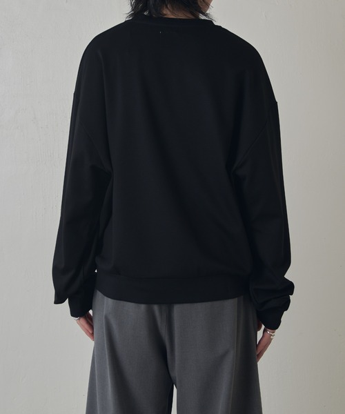 Lui's(ルイス)の「OUT OF FOCUS ロングスリーブTシャツ(スウェット・メンズ・ブラック系その他/ダークブルー/ネイビー/ホワイト系その他/ホワイト/ブラック・M/S)」の18枚目の写真