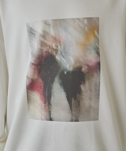 Lui's（ルイス）の「OUT OF FORCUS ロングスリーブTシャツ（スウェット・メンズ・ブラック系その他/ダークブルー/ネイビー/ホワイト系その他/ホワイト/ブラック・M/S）」の11枚目の写真