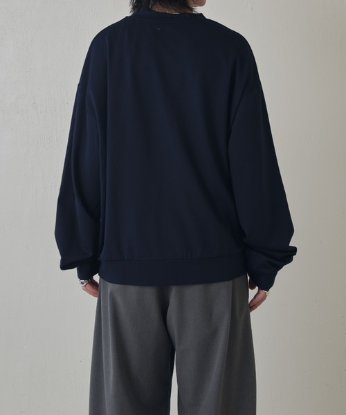 Lui's（ルイス）の「OUT OF FORCUS ロングスリーブTシャツ（スウェット・メンズ・ブラック系その他/ダークブルー/ネイビー/ホワイト系その他/ホワイト/ブラック・M/S）」の17枚目の写真