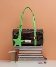 GRAIN | 【GRAIN/グレイン】スターチャーム付きエナメルロールボストンバッグ(ボストンバッグ)