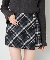 one after another NICE CLAUP | 金ボタン付スタイルアップスカショーパン(スカート)