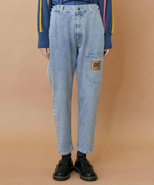 FRAPBOIS(フラボア)の「ムーブデニム パンツ(その他パンツ・レディース・ネイビー/サックスブルー・0/1/2/3)」の1枚目の写真