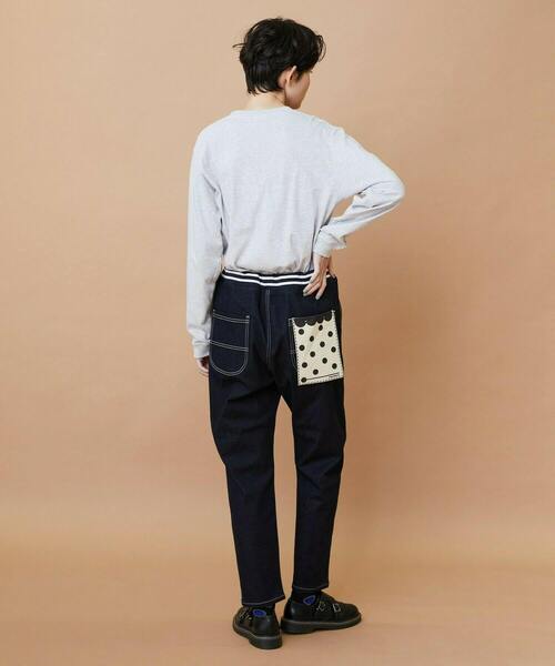 FRAPBOIS(フラボア)の「ムーブデニム パンツ(その他パンツ・レディース・ネイビー/サックスブルー・0/1/2/3)」の7枚目の写真