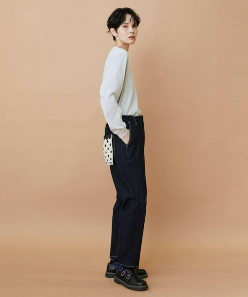 FRAPBOIS(フラボア)の「ムーブデニム パンツ(その他パンツ・レディース・ネイビー/サックスブルー・0/1/2/3)」の10枚目の写真