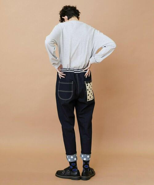 FRAPBOIS(フラボア)の「ムーブデニム パンツ(その他パンツ・レディース・ネイビー/サックスブルー・0/1/2/3)」の14枚目の写真