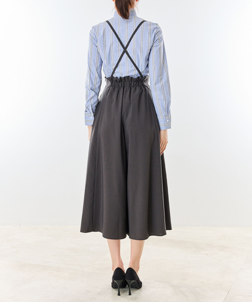 NARACAMICIE(ナラカミーチェ)の「【NARACAMICIE】サス付きフレアパンツ(その他パンツ・レディース・ブルー・XXL/M/XL)」の9枚目の写真