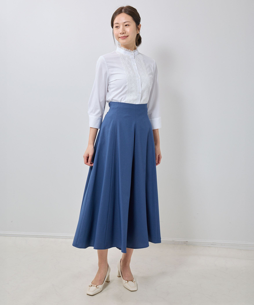 NARACAMICIE(ナラカミーチェ)の「【NARACAMICIE】サス付きフレアパンツ(その他パンツ・レディース・ブルー・XXL/M/XL)」の4枚目の写真