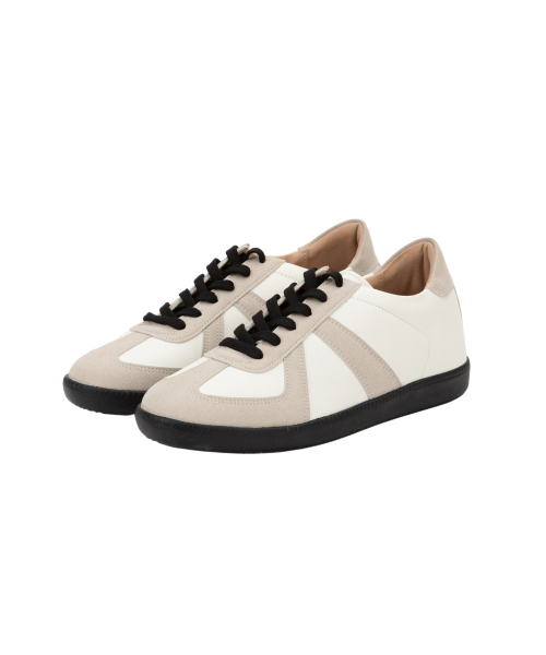 DIFFERSHOE（ディファーシュー）の「クーバスニーカー7CM [クッキー]（スニーカー・レディース・ホワイト×ブラック・22.5cm/23cm/24cm/25cm/26cm/27cm/28cm）」の6枚目の写真