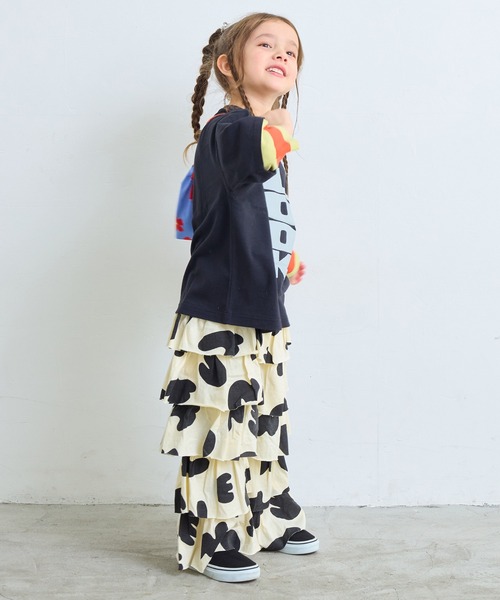 MARKEY'S(マーキーズ)の「ソウガラDANDANフレアーパンツ(その他パンツ・キッズ・ホワイト系その他/ピンク系その他/マルチ・90/100/110/120/130/140/150)」の8枚目の写真