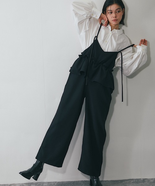 セール】リルキャミソールジャンプスーツ（つなぎ/オールインワン