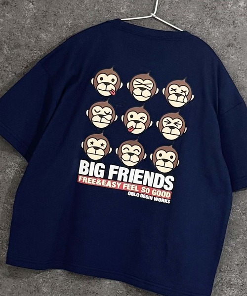 その他セレクト（ソノタセレクト）の「【UITTG】ウイッグ オーバーサイズ プリント Tシャツ（Tシャツ/カットソー・キッズ・ネイビー/ベージュ/グレー系その他/杢グレー/オフホワイト/チャコール/ホワイト系その他/ダークグリーン・150/120/110/140/130/160）」の22枚目の写真
