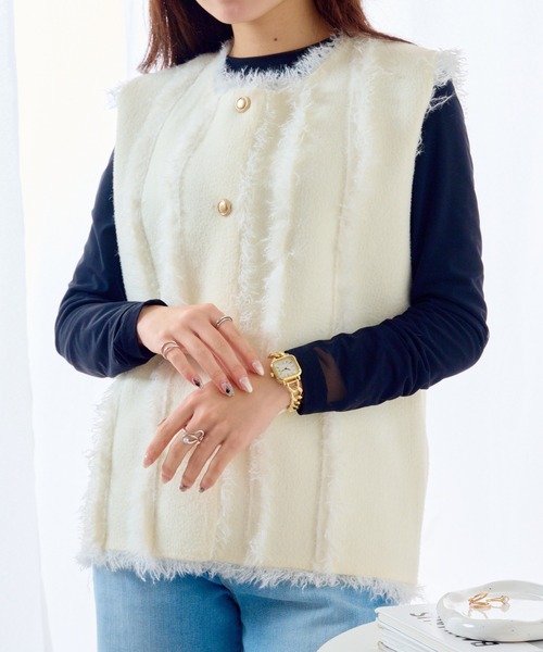 MAISON BREEZE(メゾンブリーズ)の「【MAISON BREEZE】ボリュームチェーンブレスレットウォッチ スクエア オリジナル FW◎(アナログ腕時計・レディース・ゴールド/シルバー/ピンク・FREE)」の9枚目の写真