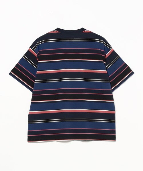 BEAMS(ビームス)の「マルチ ボーダー Tシャツ 【ワイドフィット】(Tシャツ/カットソー・メンズ・ネイビー/オレンジ/ライトグレー・L/M/S/XL)」の15枚目の写真