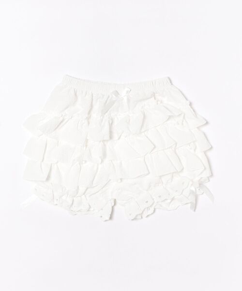 WEGO(ウィゴー)の「WEGO/リボン付きレースフリルパンツ/スカートパンツ(その他パンツ・レディース・ブラック/ブラック系その他2/ホワイト・SMALL/MEDIUM)」の20枚目の写真