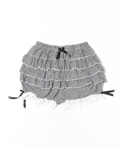 WEGO(ウィゴー)の「WEGO/リボン付きレースフリルパンツ/スカートパンツ(その他パンツ・レディース・ブラック/ブラック系その他2/ホワイト・SMALL/MEDIUM)」の21枚目の写真