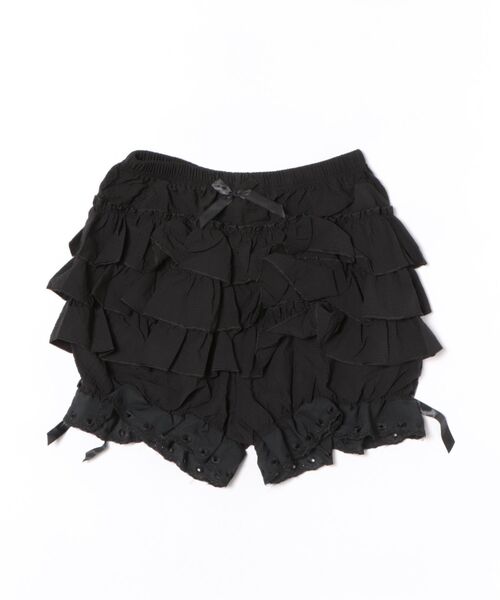 WEGO(ウィゴー)の「WEGO/リボン付きレースフリルパンツ/スカートパンツ(その他パンツ・レディース・ブラック/ブラック系その他2/ホワイト・SMALL/MEDIUM)」の19枚目の写真