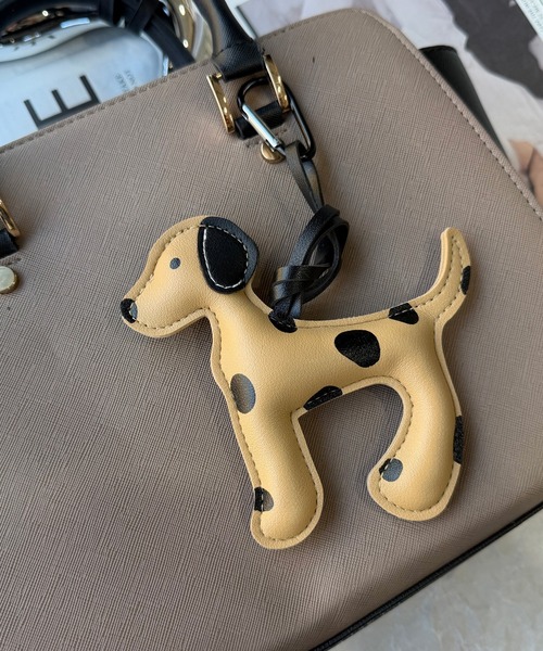NOLITA LABORATORY（ノリータラボラトリー）の「【 NOLITA / ノリータ 】カラナビ付 ダルメシアンモチーフ レザーバッグチャーム キーホルダー 犬 キーリング（チャーム・レディース・グレー/ベージュ/ホワイト/ブラウン・FREE）」の17枚目の写真