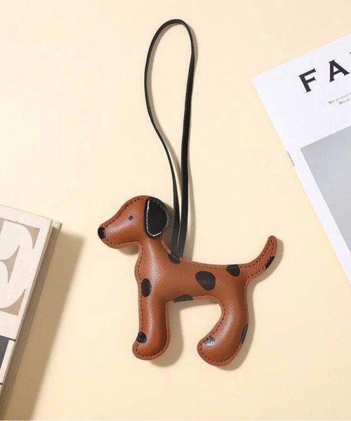 NOLITA LABORATORY（ノリータラボラトリー）の「【 NOLITA / ノリータ 】カラナビ付 ダルメシアンモチーフ レザーバッグチャーム キーホルダー 犬 キーリング（チャーム・レディース・グレー/ベージュ/ホワイト/ブラウン・FREE）」の20枚目の写真