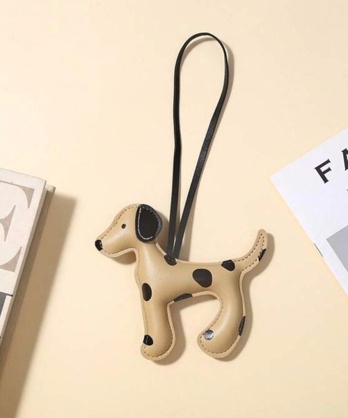 NOLITA LABORATORY（ノリータラボラトリー）の「【 NOLITA / ノリータ 】カラナビ付 ダルメシアンモチーフ レザーバッグチャーム キーホルダー 犬 キーリング（チャーム・レディース・グレー/ベージュ/ホワイト/ブラウン・FREE）」の21枚目の写真