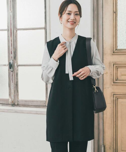 URBAN RESEARCH DOORS(アーバンリサーチドアーズ)の「ロングジレベスト(ベスト・レディース・ブラック・FREE)」の14枚目の写真