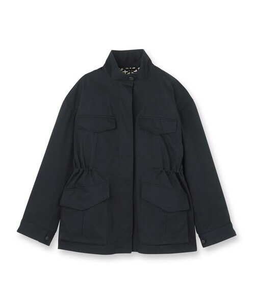 DRESSTERIOR(ドレステリア)の「【ウォッシャブル】コンパクトコットンミリタリーブルゾン(ブルゾン・レディース・ネイビー/オリーブ・34/36/38)」の3枚目の写真