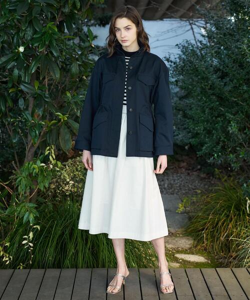 DRESSTERIOR(ドレステリア)の「【ウォッシャブル】コンパクトコットンミリタリーブルゾン(ブルゾン・レディース・ネイビー/オリーブ・34/36/38)」の7枚目の写真