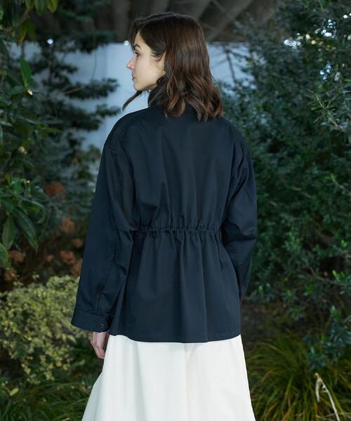 DRESSTERIOR(ドレステリア)の「【ウォッシャブル】コンパクトコットンミリタリーブルゾン(ブルゾン・レディース・ネイビー/オリーブ・34/36/38)」の17枚目の写真