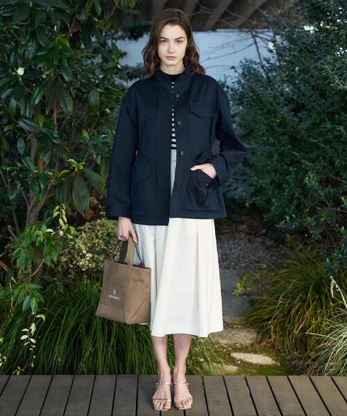 DRESSTERIOR(ドレステリア)の「【ウォッシャブル】コンパクトコットンミリタリーブルゾン(ブルゾン・レディース・ネイビー/オリーブ・34/36/38)」の20枚目の写真