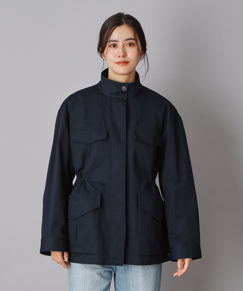 DRESSTERIOR(ドレステリア)の「【ウォッシャブル】コンパクトコットンミリタリーブルゾン(ブルゾン・レディース・ネイビー/オリーブ・34/36/38)」の22枚目の写真