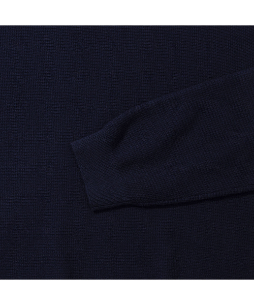 PRODESHIRT（プロデシャツ）の「オーガニックピケクルーネックニット（ネイビー）（ニット/セーター・メンズ・その他・M/L/XL）」の5枚目の写真