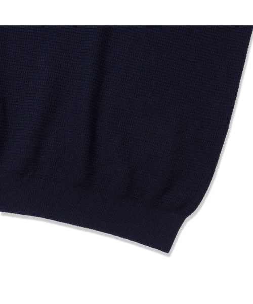 PRODESHIRT（プロデシャツ）の「オーガニックピケクルーネックニット（ネイビー）（ニット/セーター・メンズ・その他・M/L/XL）」の6枚目の写真