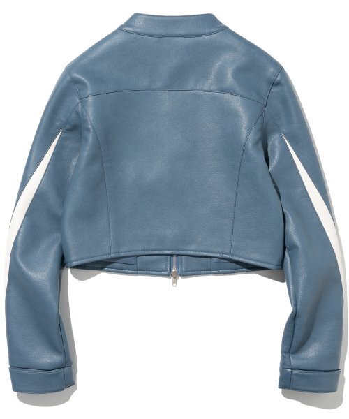 NOT4NERD（ノットフォーナード）の「W Incision Leather Jacket - Blue（ライダースジャケット・レディース・その他・FREE）」の3枚目の写真