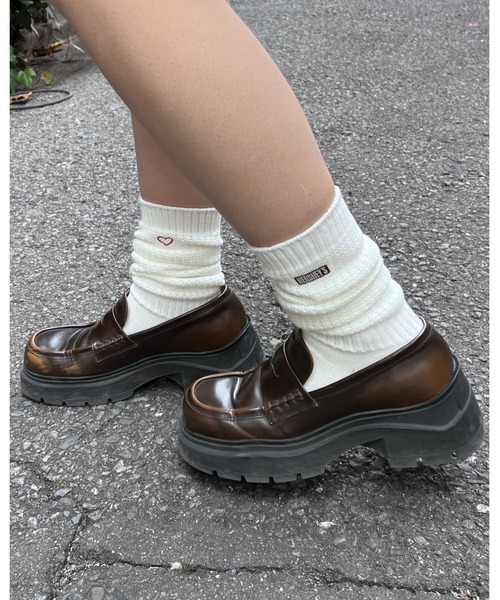 MOUSSY(マウジー)の「HERSHEY'S SLOUCH ソックス(ソックス/靴下・レディース・オフホワイト・FREE)」の12枚目の写真